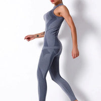 Ensemble Sport Sans Couture Legging et Top - KindyFit | Yogaova
