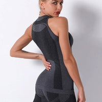 Ensemble Sport Sans Couture Legging et Top - KindyFit | Yogaova