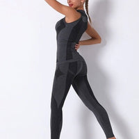 Ensemble Sport Sans Couture Legging et Top - KindyFit | Yogaova