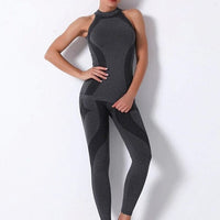 Ensemble Sport Sans Couture Legging et Top - KindyFit | Yogaova
