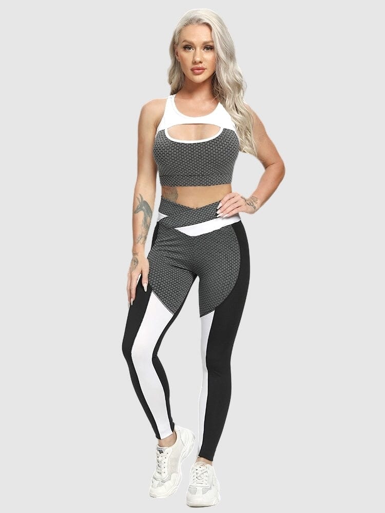 Ensemble Sport Sculptant, Legging Push Up et Brassière | Yogaova