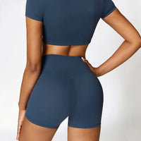 Ensemble Sport Short et Crop Top - DynamoDiva | Yogaova
