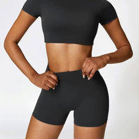 Ensemble Sport Short et Crop Top - DynamoDiva | Yogaova