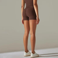 Ensemble Sport Short et Top Zippé  | Yogaova