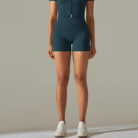 Ensemble Sport Short et Top Zippé  | Yogaova