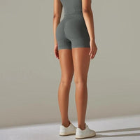 Ensemble Sport Short et Top Zippé  | Yogaova