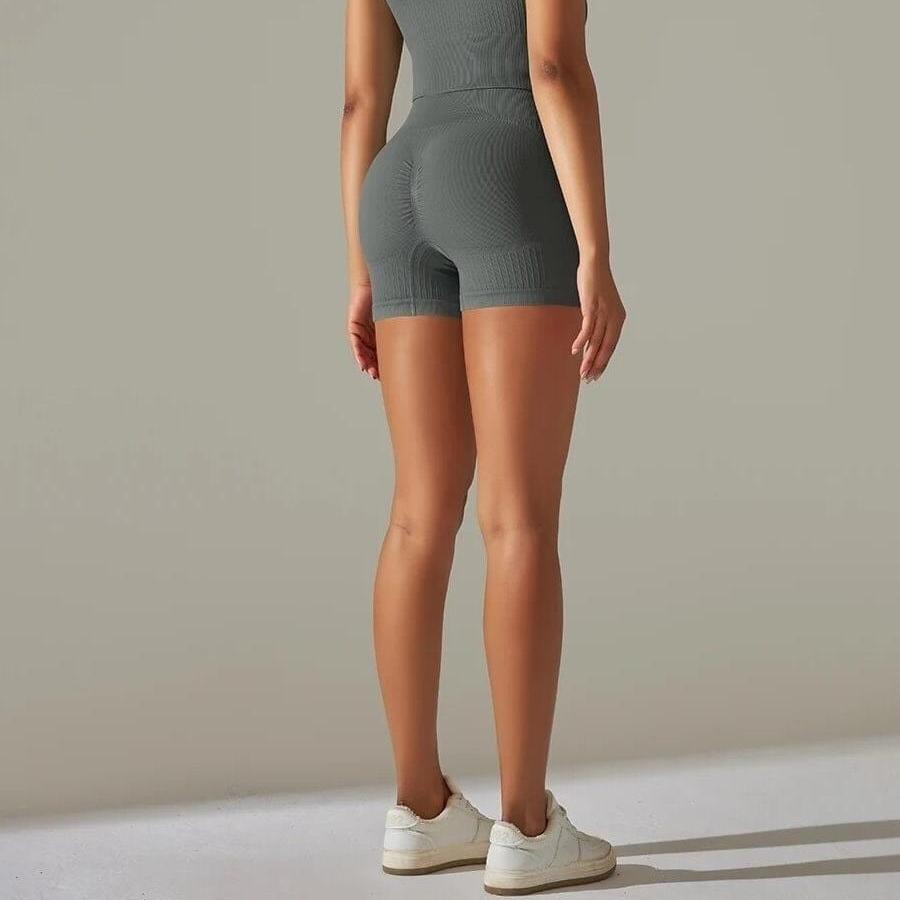 Ensemble Sport Short et Top Zippé  | Yogaova