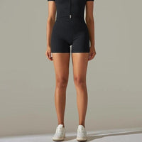 Ensemble Sport Short et Top Zippé  | Yogaova
