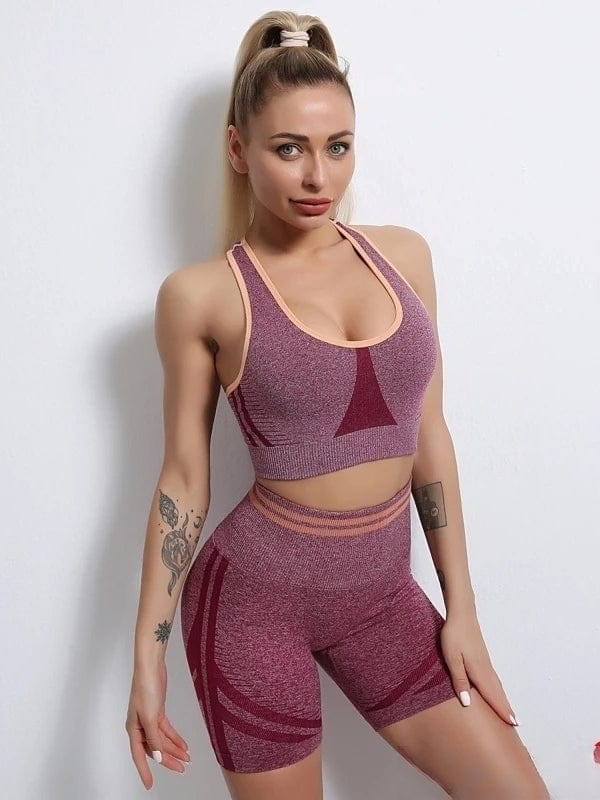 Ensemble Sport Short Push Up Et Brassière | Yogaova