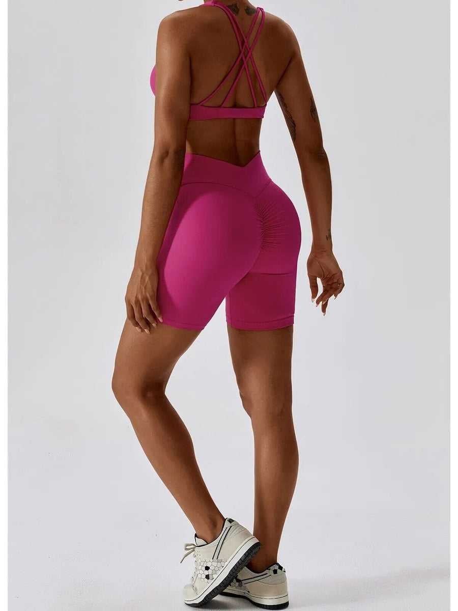 Ensemble Sport Short Sculptant et Soutien-Gorge | Yogaova