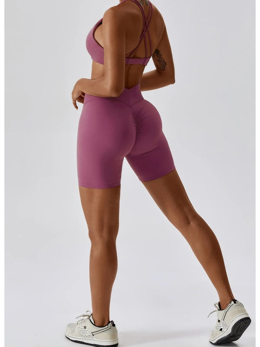 Ensemble Sport Short Sculptant et Soutien-Gorge | Yogaova