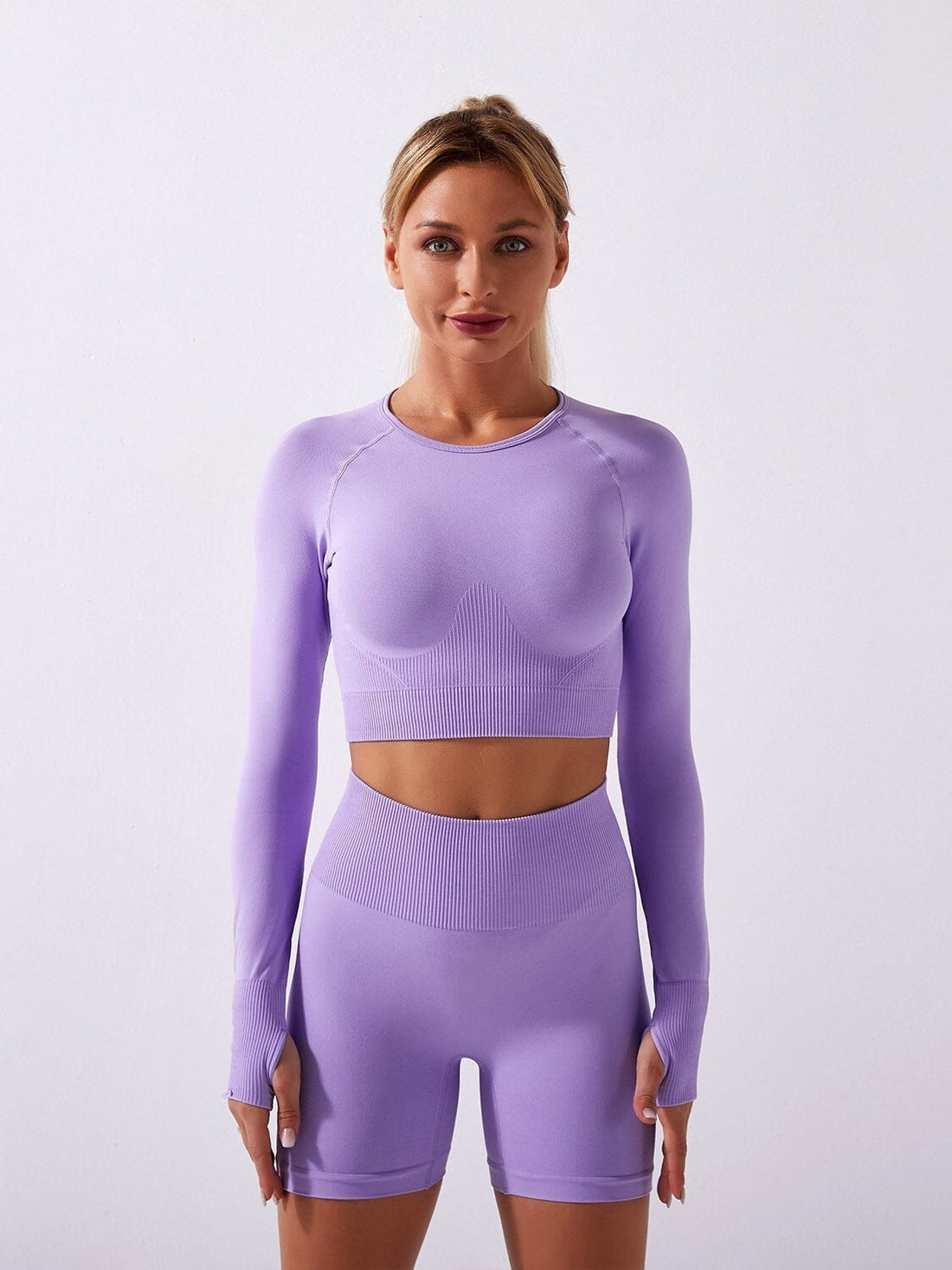 Ensemble Sport Short T-Shirt Cropped | Yogaova