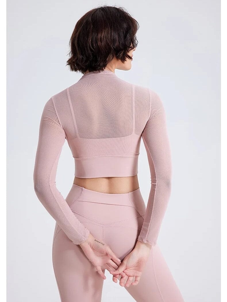 Haut Sport 2 en 1 Maille avec Brassière Rembourrée | Yogaova