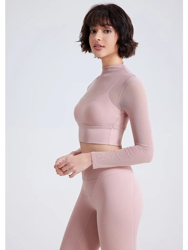 Haut Sport 2 en 1 Maille avec Brassière Rembourrée | Yogaova
