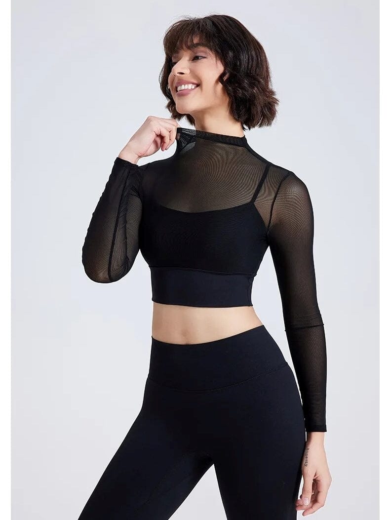 Haut Sport 2 en 1 Maille avec Brassière Rembourrée | Yogaova