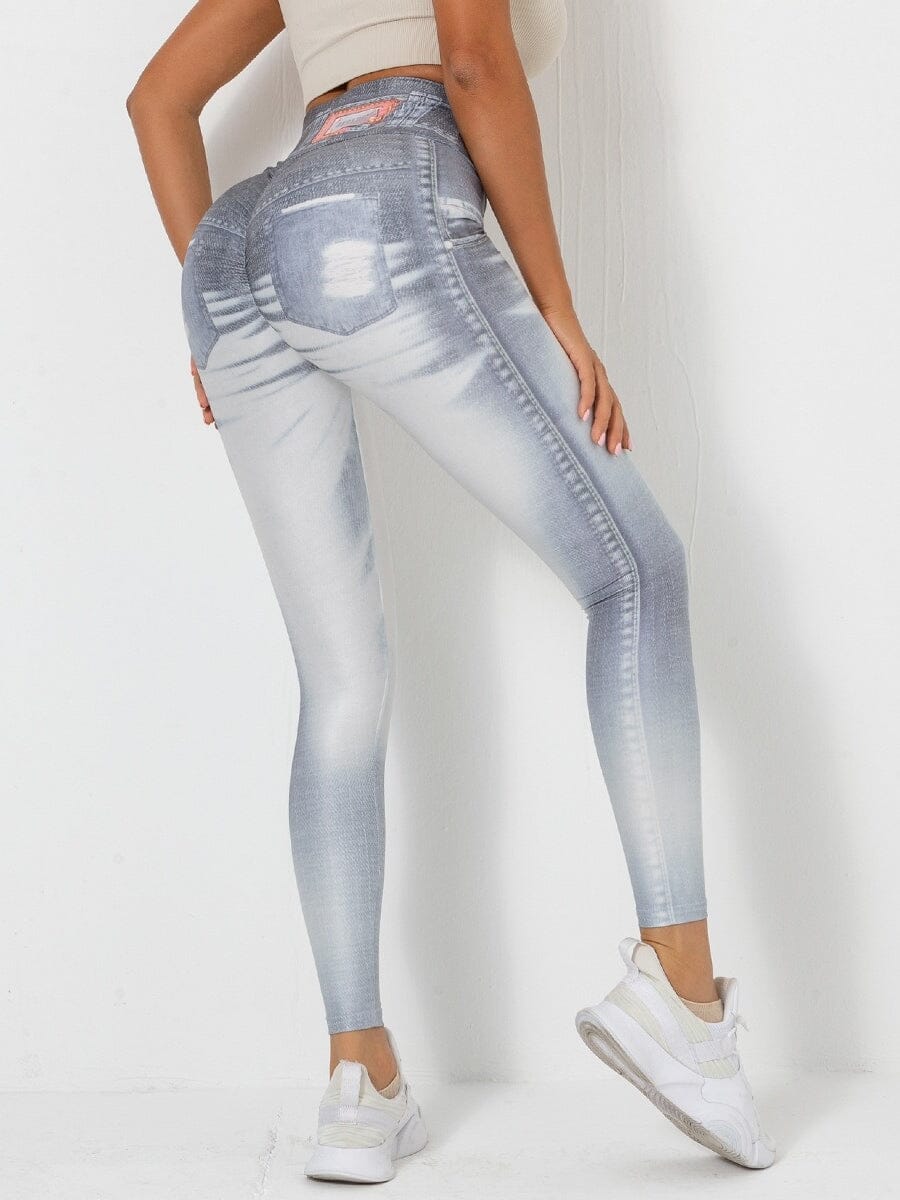 Jegging Amincissant Gris Délavé | Yogaova