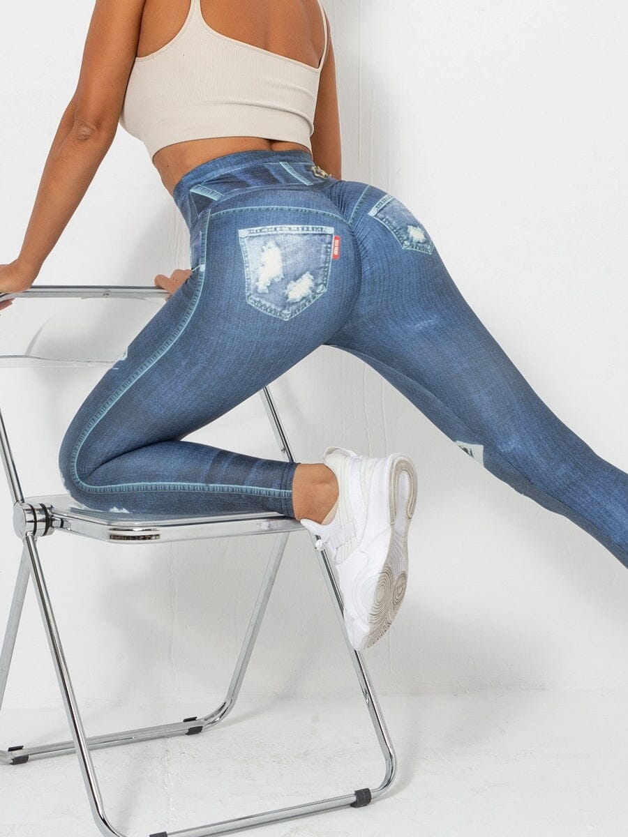 Jegging Effet Usé | Yogaova