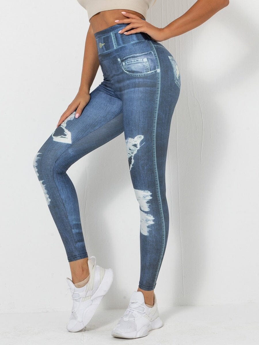Jegging Effet Usé | Yogaova