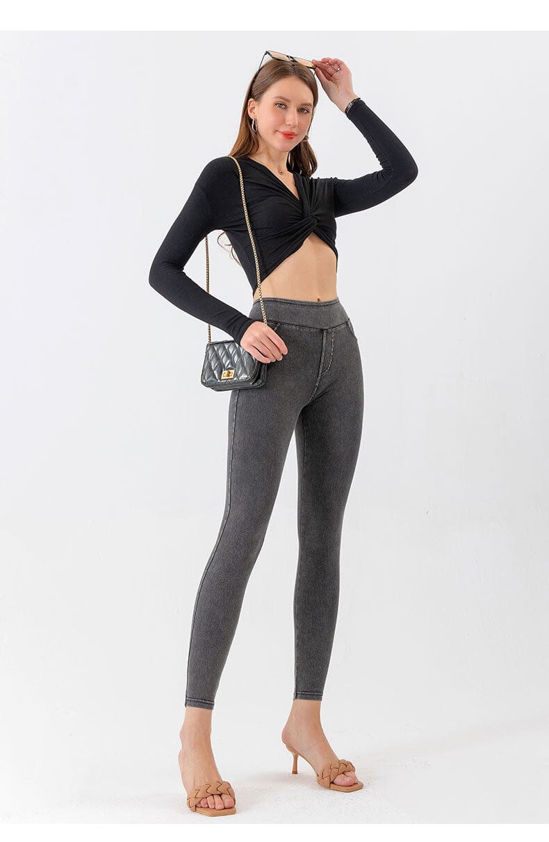 Jegging Gainant Taille Haute | Yogaova