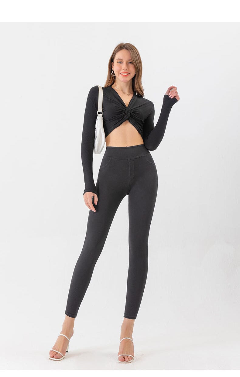 Jegging Gainant Taille Haute | Yogaova