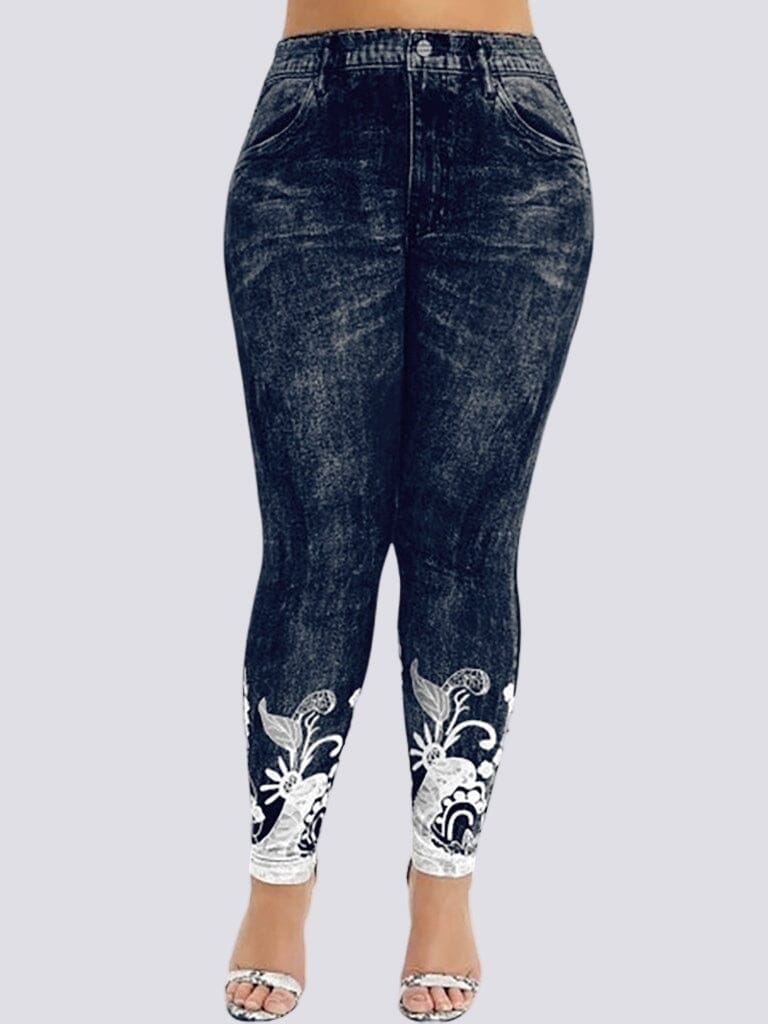 Jegging Grande Taille - Taille Haute | Yogaova