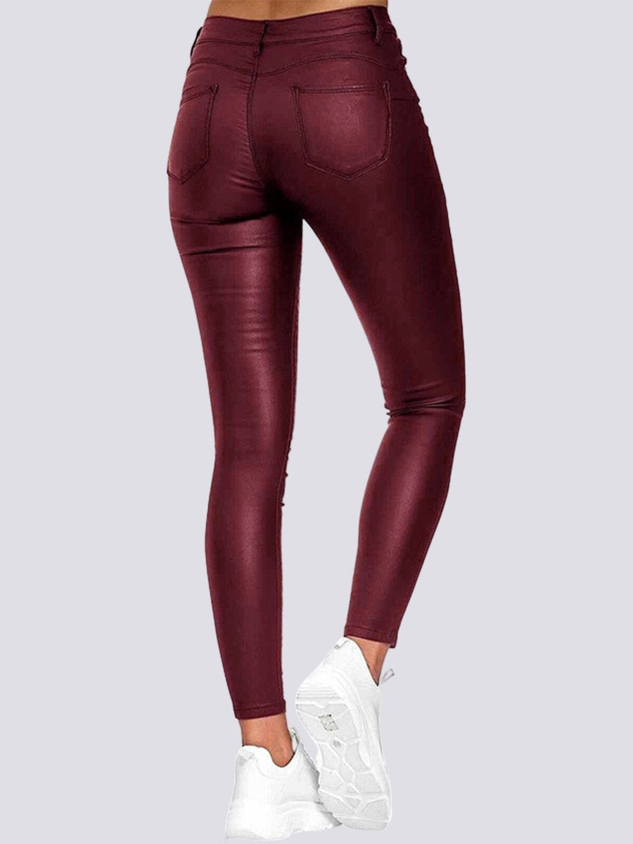 Jegging Simili Cuir | Yogaova