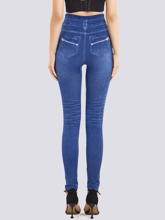 Jegging Taille Haute Effet Jean | Yogaova