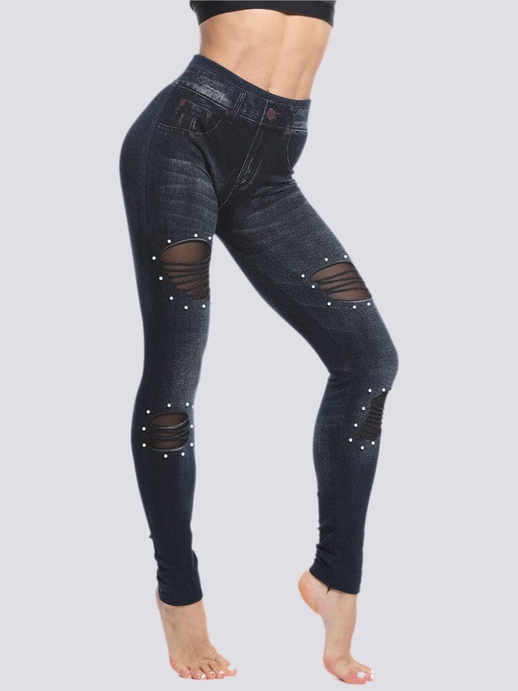 Jegging Troué | Yogaova