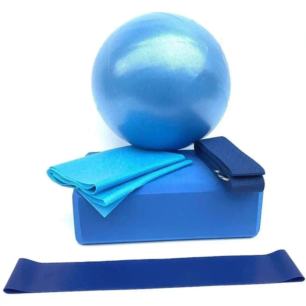 Kit Matériel de Yoga 5 Pièces Coloré