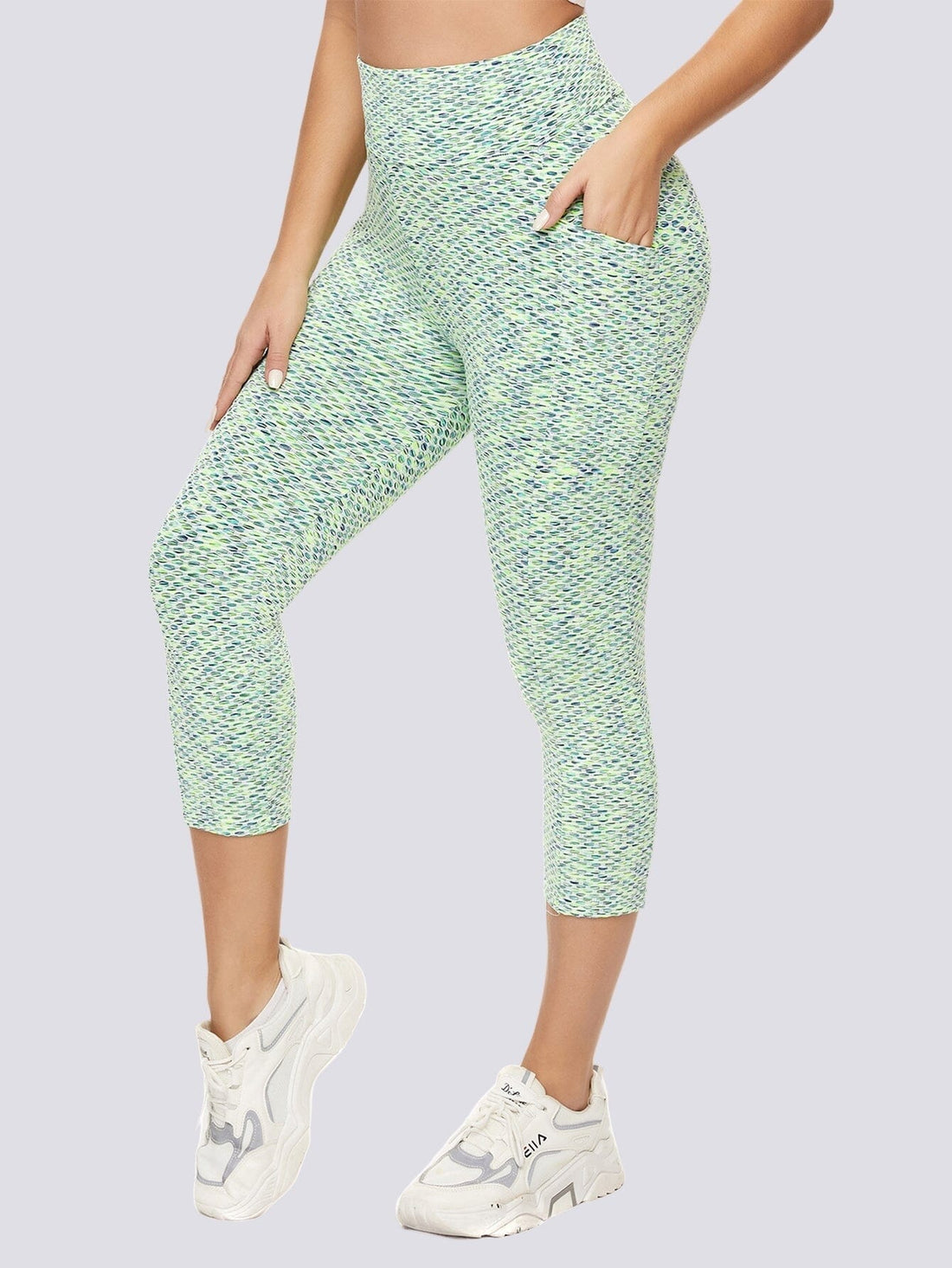 Legging 3/4 Push Up Poche | Yogaova