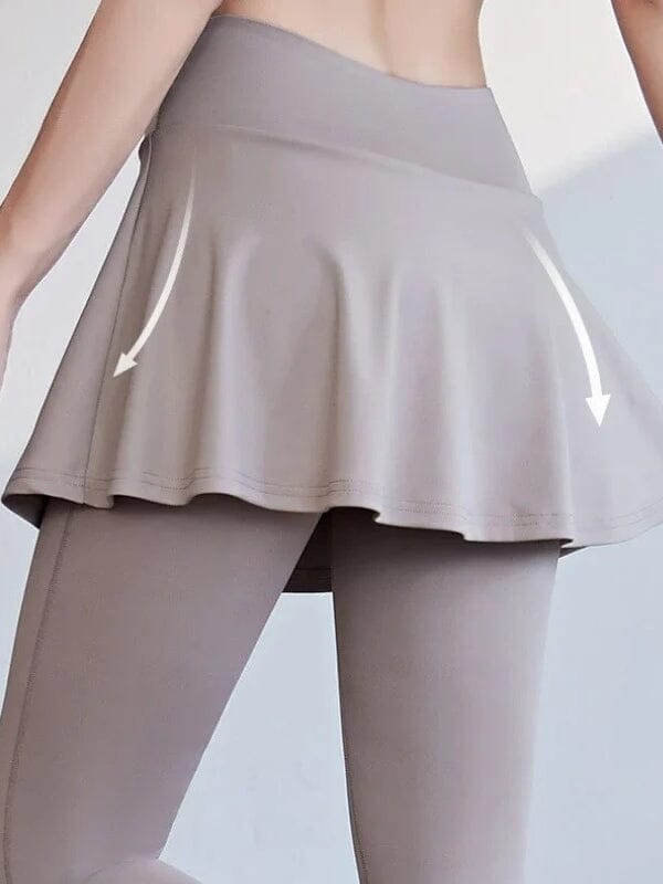 Legging 7/8 avec Jupe | Yogaova