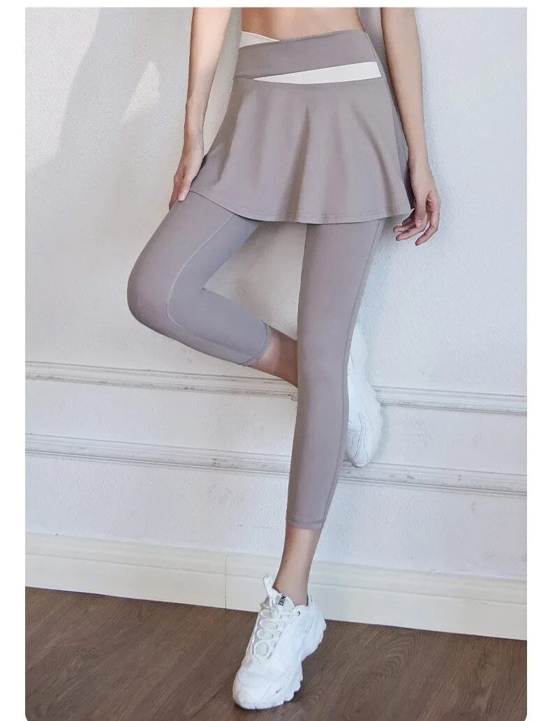 Legging 7/8 avec Jupe | Yogaova