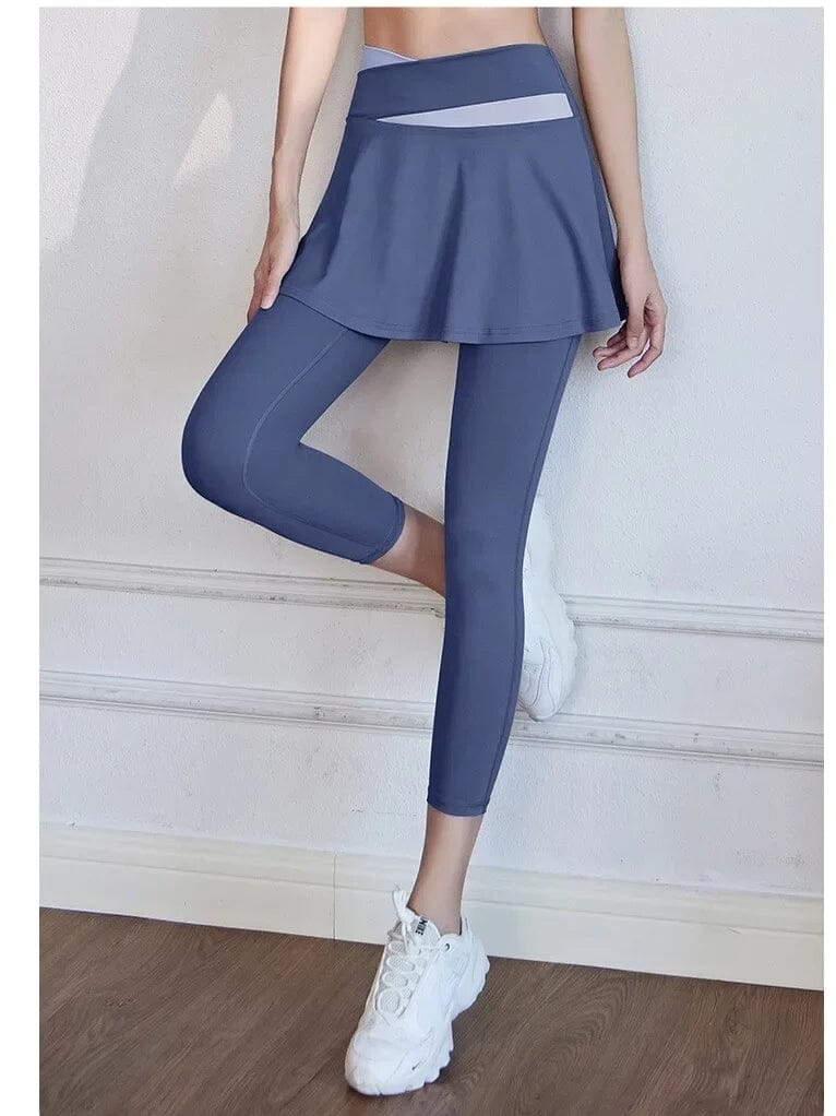 Legging 7/8 avec Jupe | Yogaova