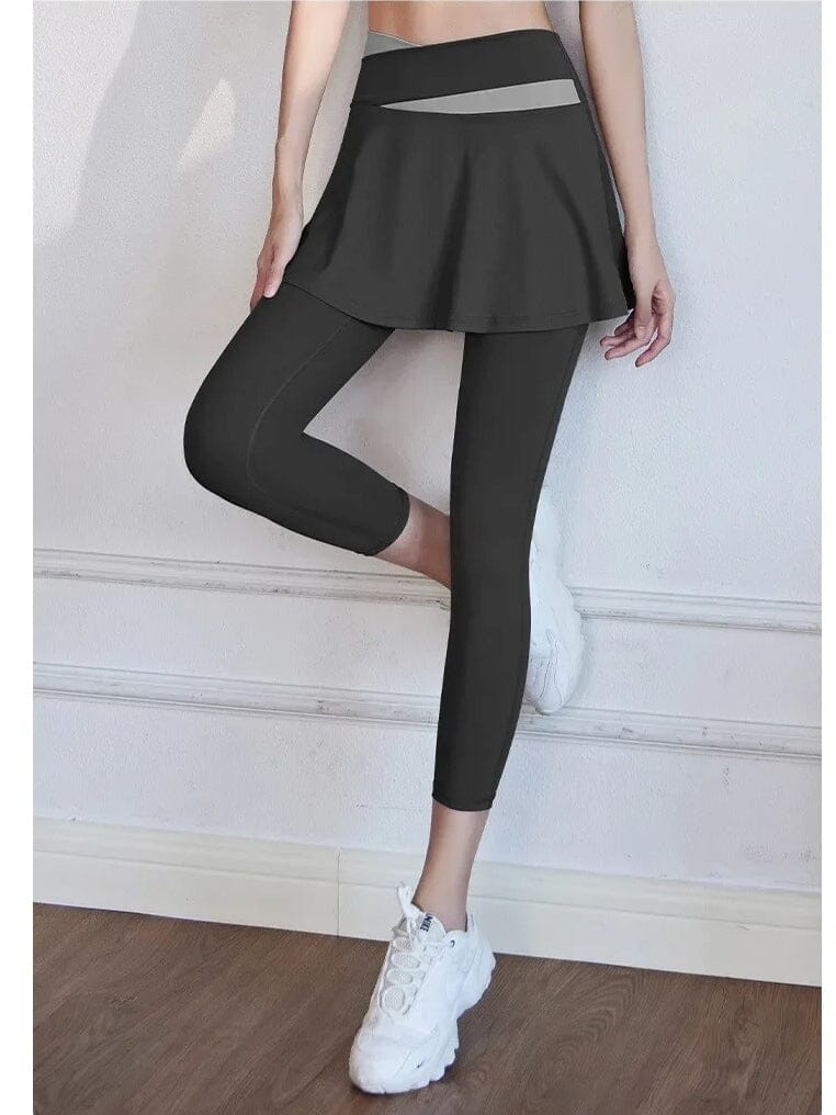 Legging 7/8 avec Jupe | Yogaova