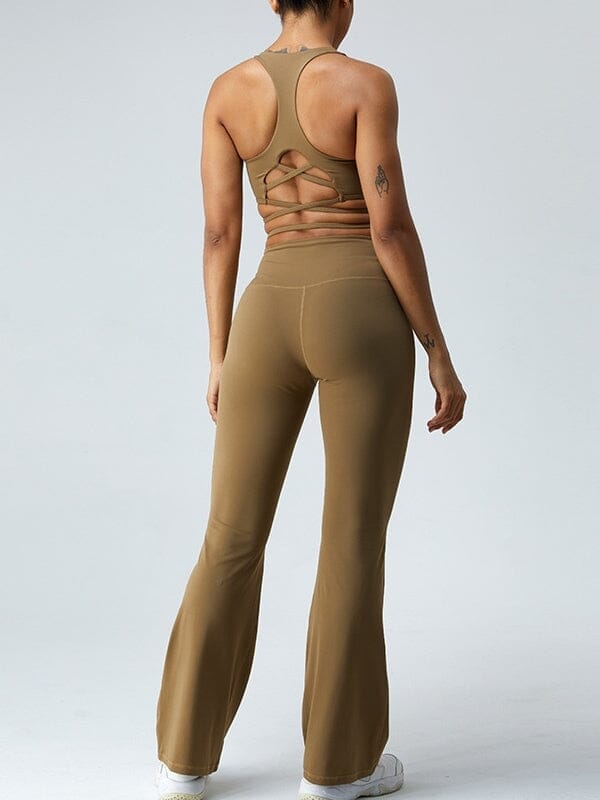 Legging Ample Taille Croisée - Evasé | Yogaova