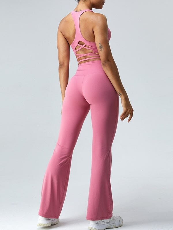 Legging Ample Taille Croisée - Evasé | Yogaova