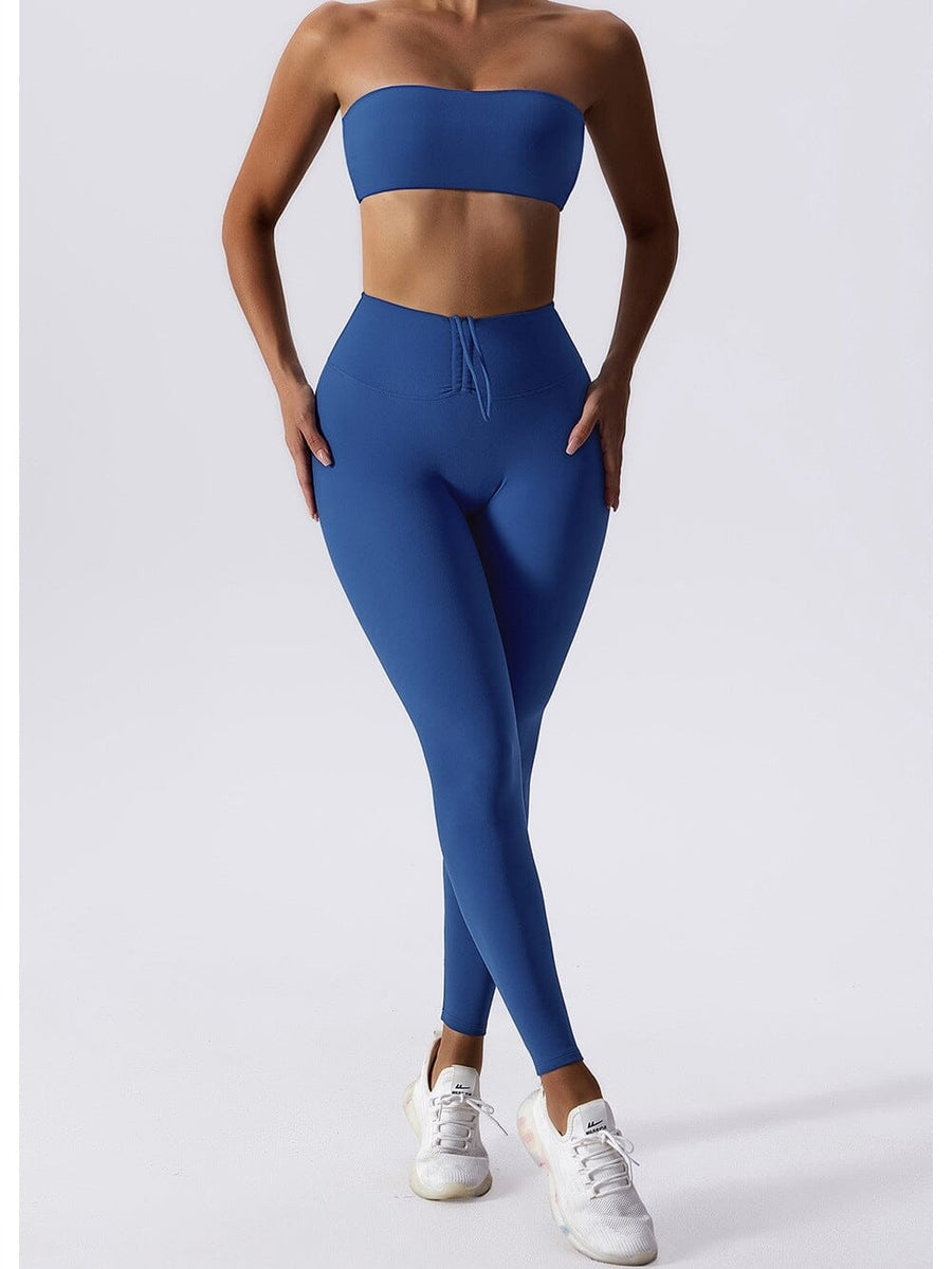 Legging avec Cordon De Serrage (Push Up) | Yogaova