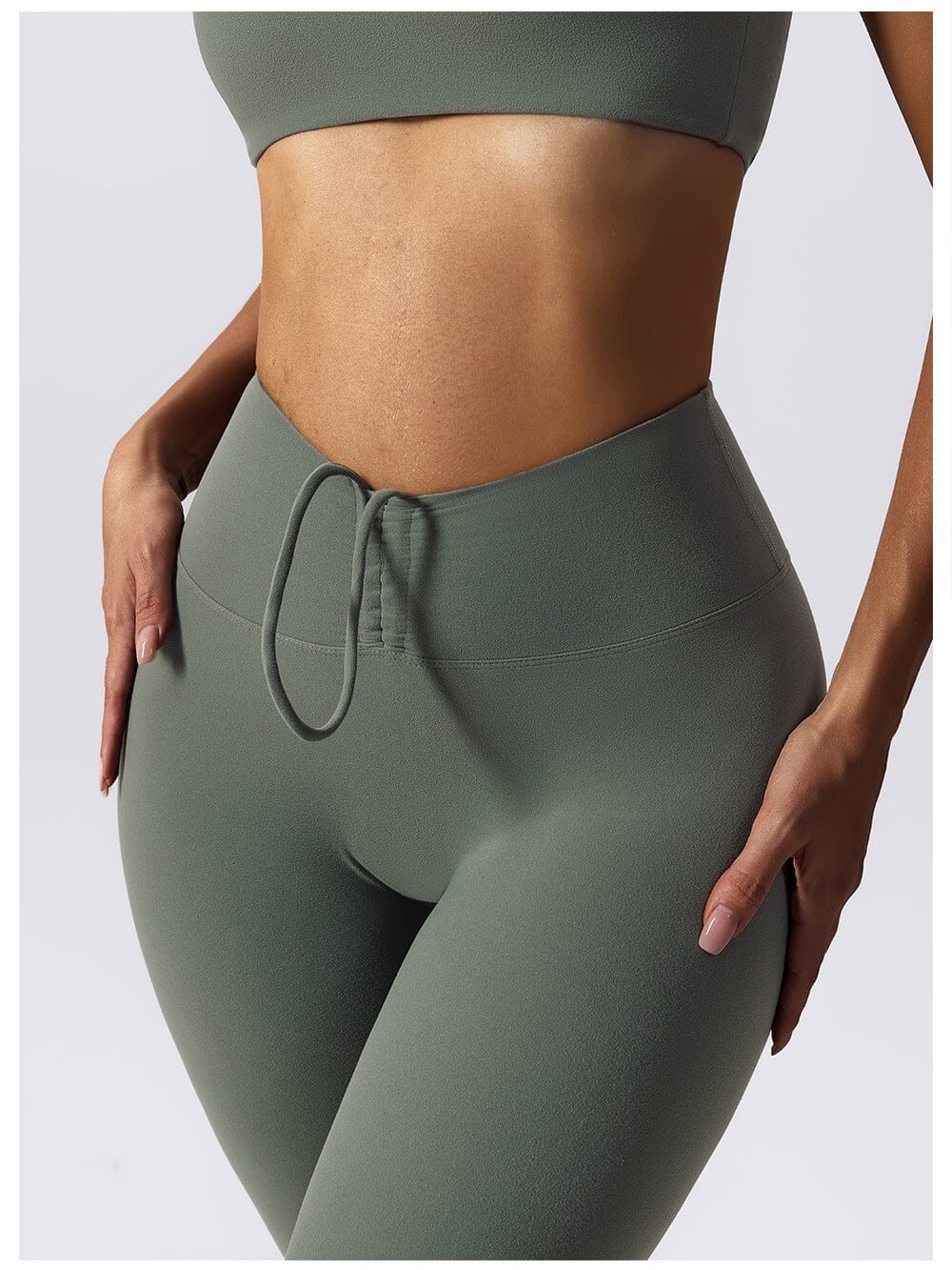 Legging avec Cordon De Serrage (Push Up) | Yogaova