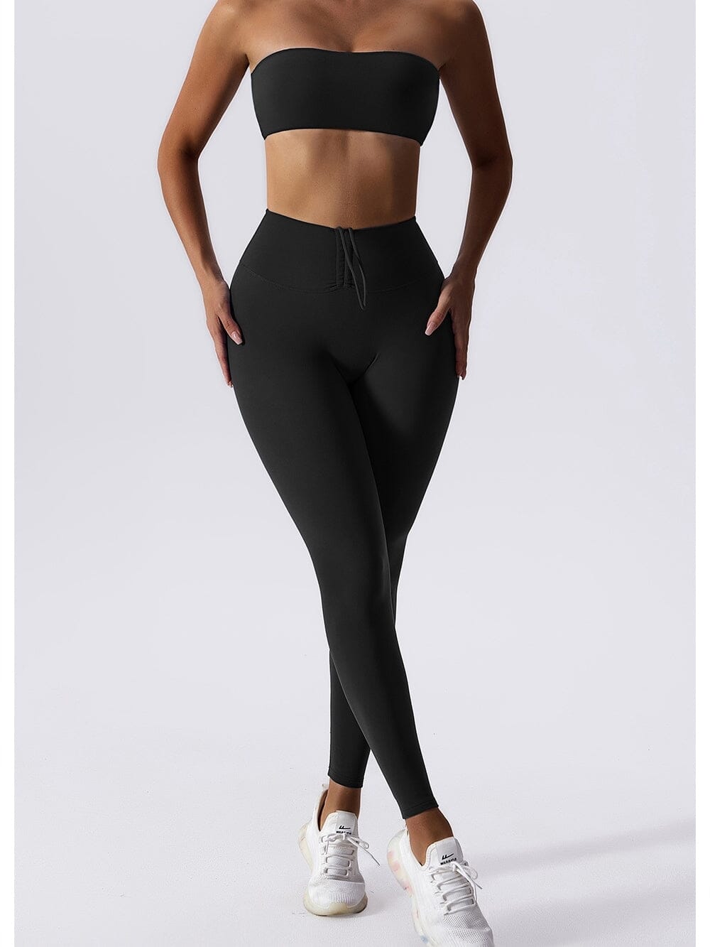 Legging avec Cordon De Serrage (Push Up) | Yogaova