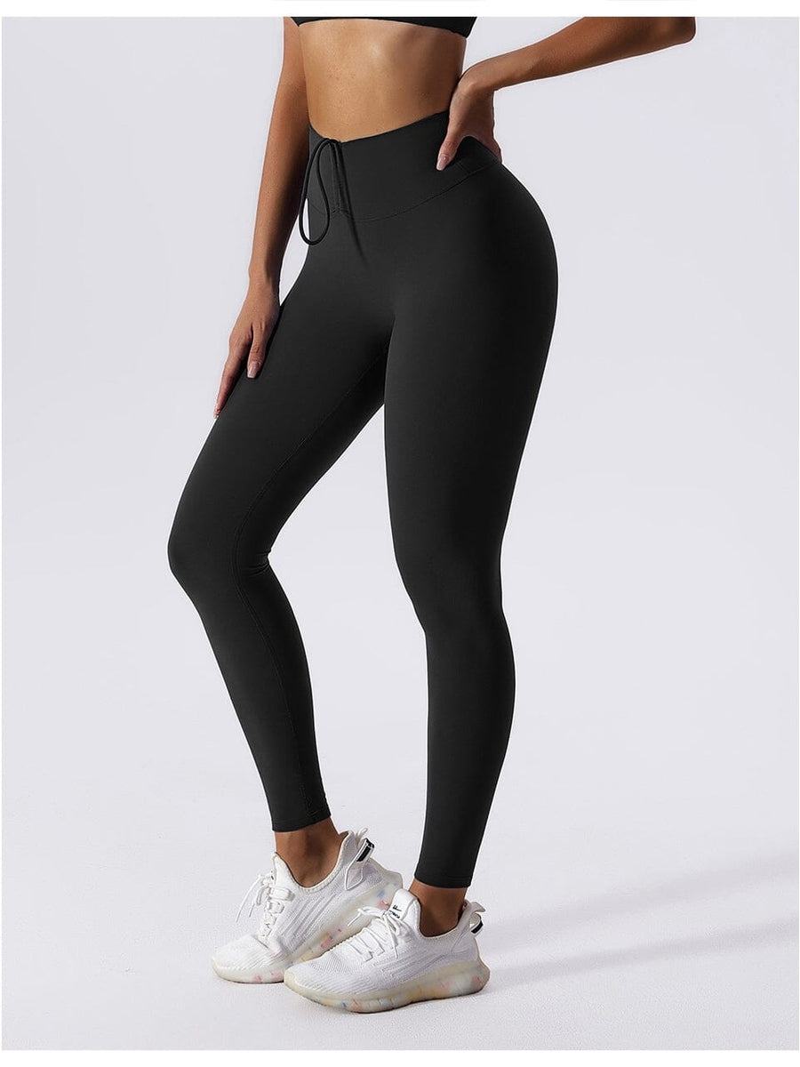 Legging avec Cordon De Serrage (Push Up) | Yogaova