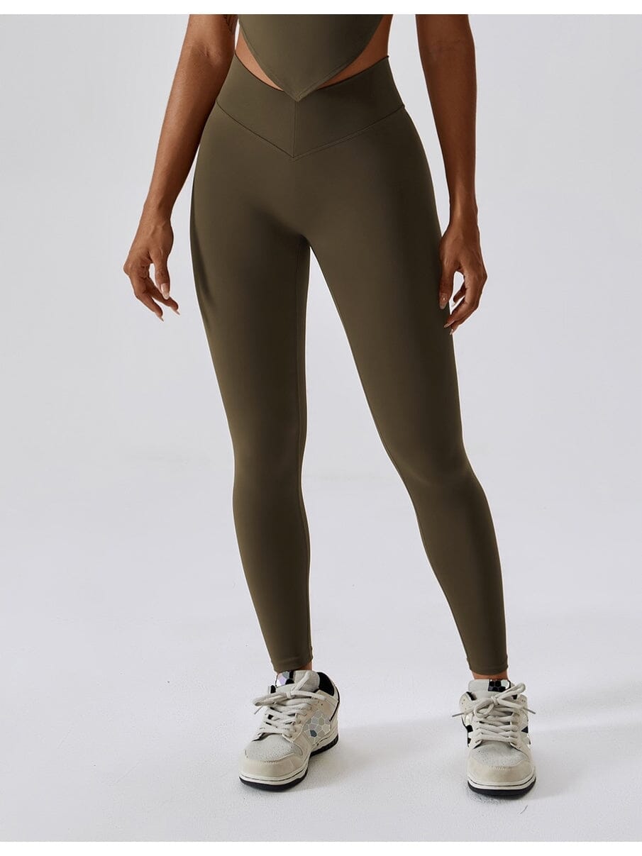 Legging Avec Poche Arrière Sport - Sans Couture | Yogaova