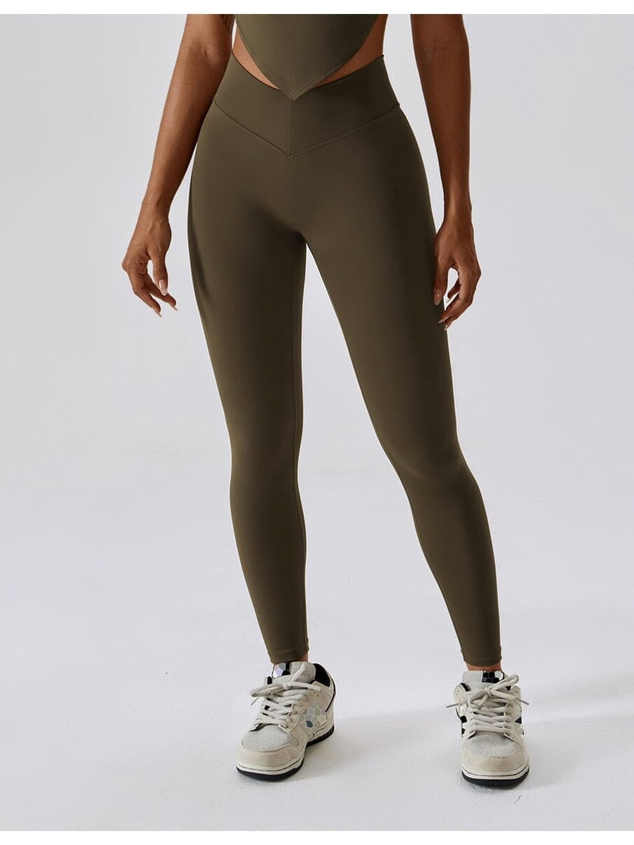 Legging Avec Poche Arrière Sport - Sans Couture | Yogaova