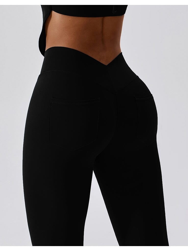 Legging Avec Poche Arrière Sport - Sans Couture | Yogaova
