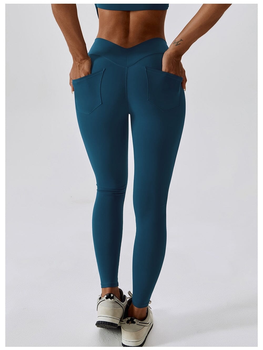 Legging Avec Poche Arrière Sport - Sans Couture | Yogaova