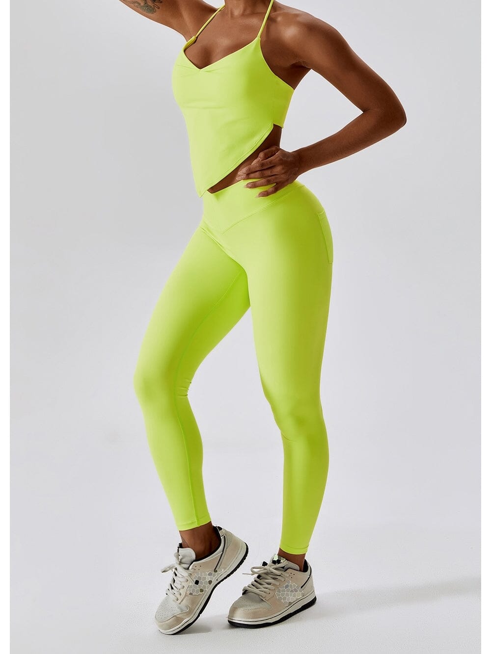 Legging Avec Poche Arrière Sport - Sans Couture | Yogaova