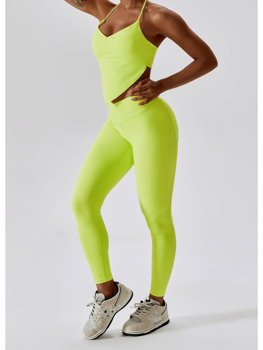 Legging Avec Poche Arrière Sport - Sans Couture | Yogaova