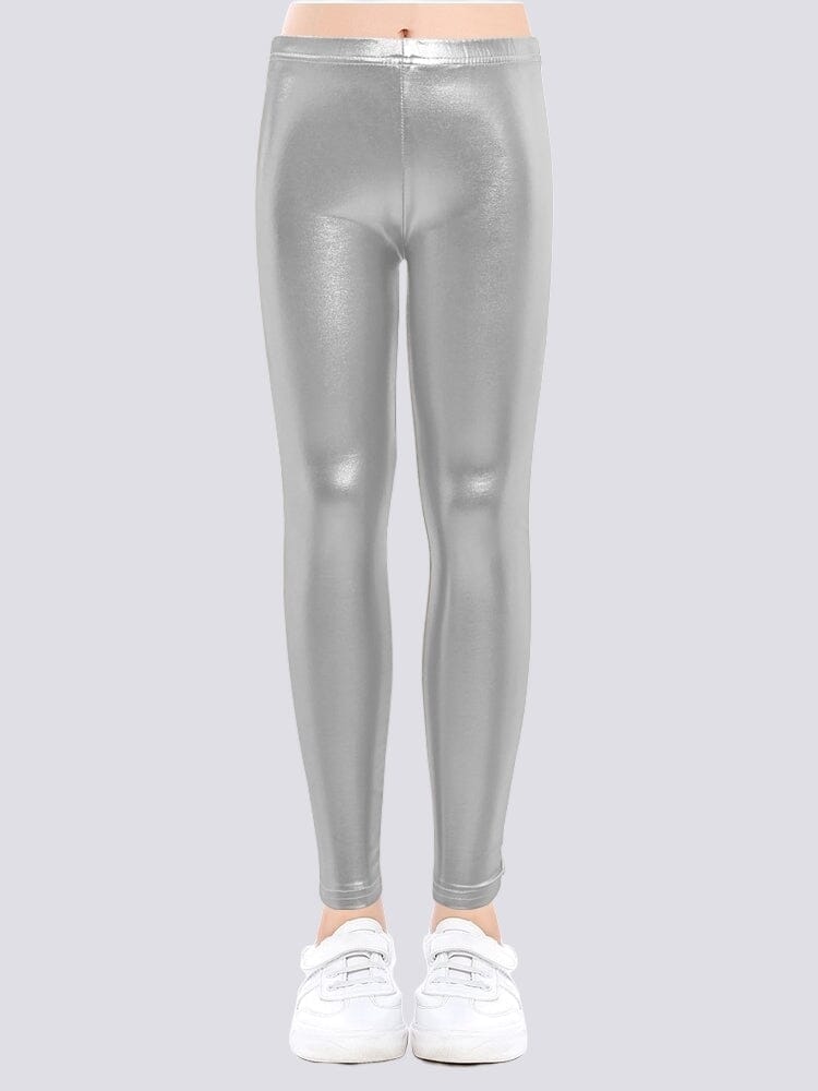 Legging Brillant Simili Cuir Fille | Yogaova