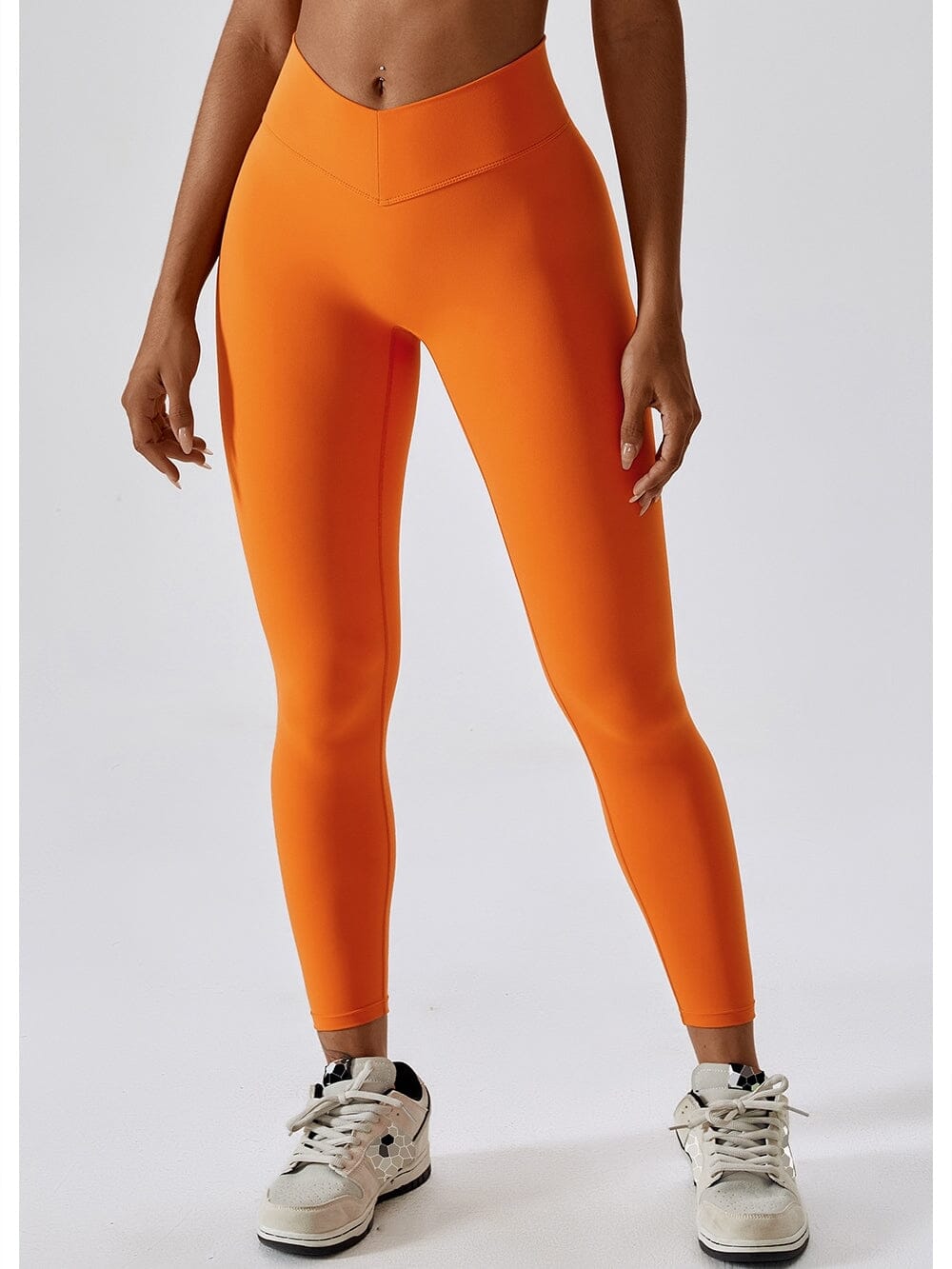 Legging Ceinture Vente Plat Push Up (Sans Couture) | Yogaova