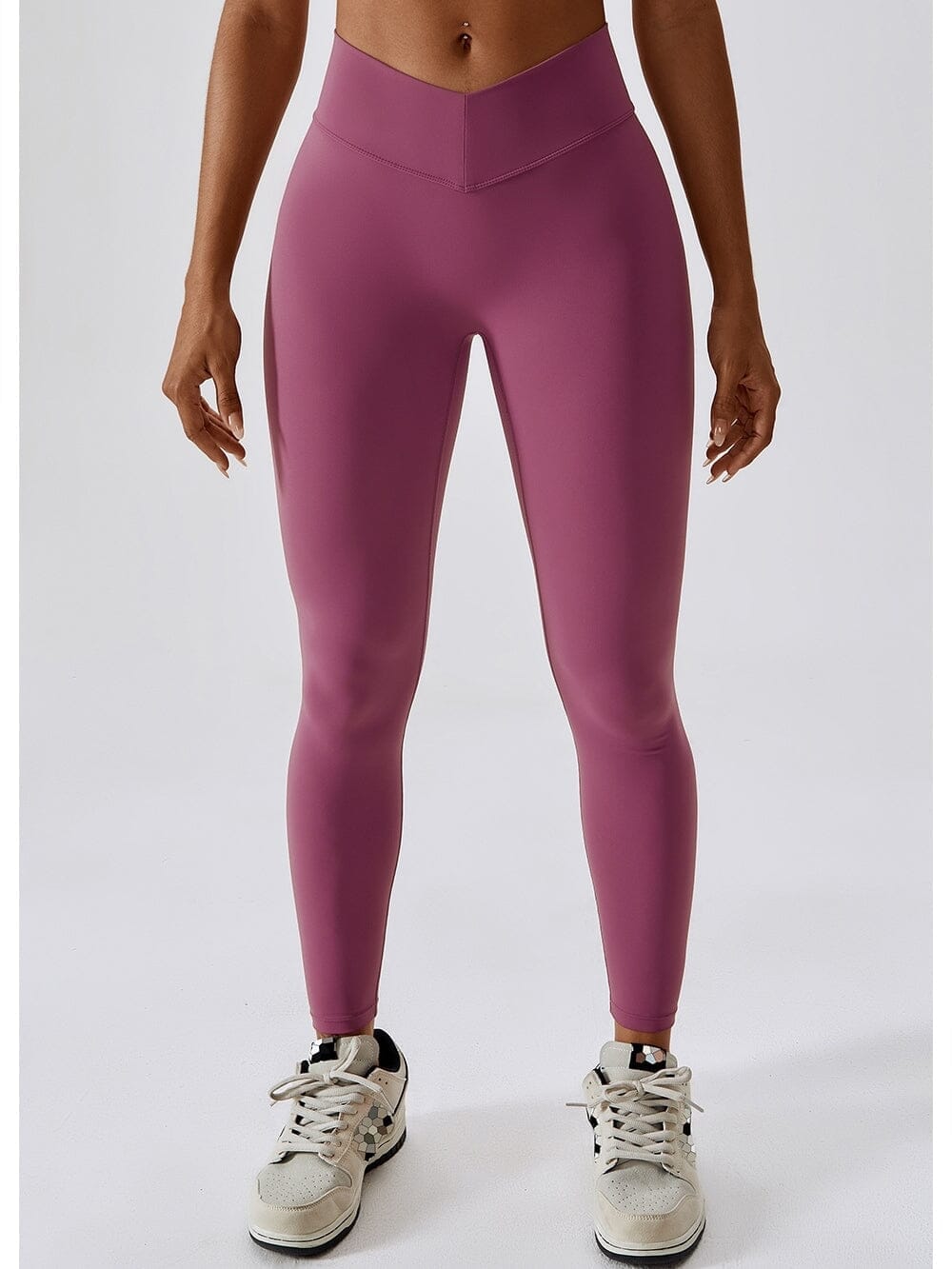 Legging Ceinture Vente Plat Push Up (Sans Couture) | Yogaova