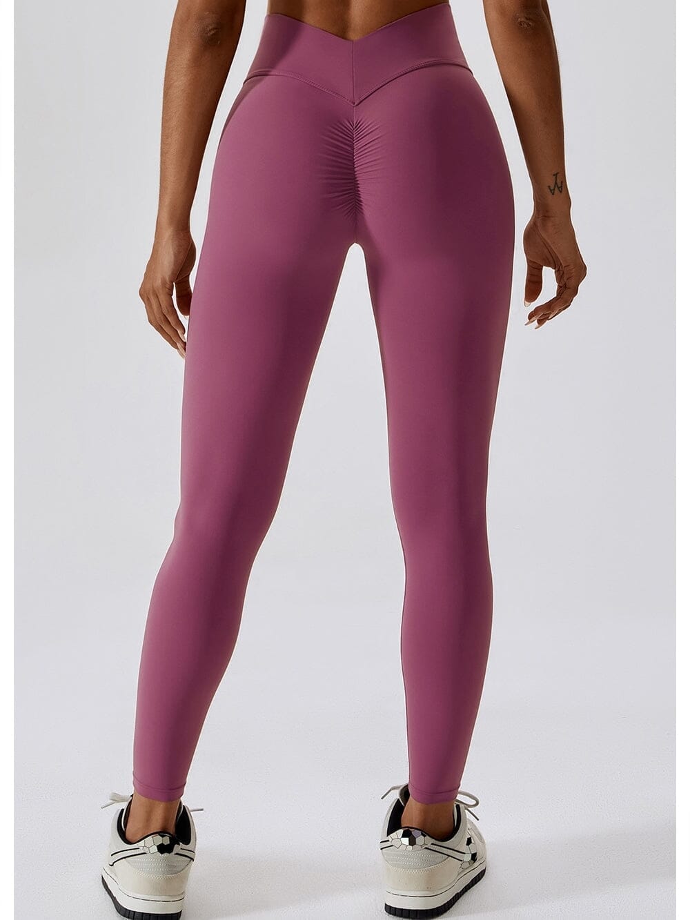 Legging Ceinture Vente Plat Push Up (Sans Couture) | Yogaova